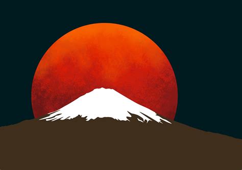 Mt Fuji Drawing - Mt. Fuji Large Vector Art | Dekorisori