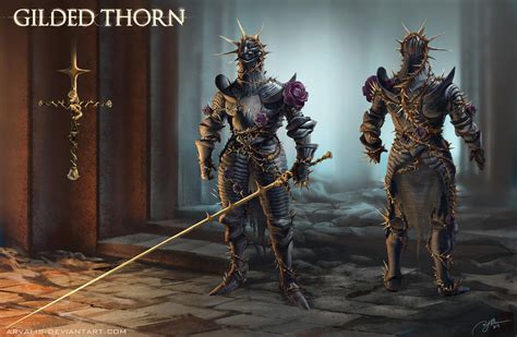 Gilded Thorn Armor by arvalis on DeviantArt