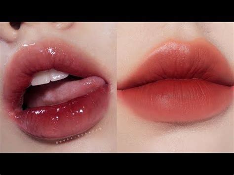 Ombre Lips Tutorial, Lip Tutorial, Lip Makeup Tutorial, Korean Lipstick ...