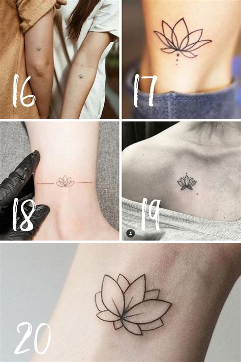 Lotus Flower Tattoo Ideas + Meaning - tattooglee | Simple lotus flower tattoo, Lotus flower ...