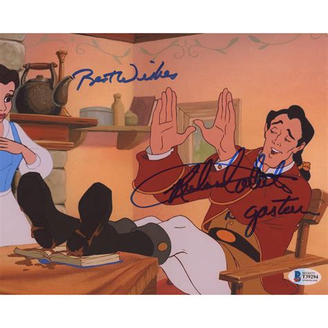 Richard White Signed "Beauty and the Beast" 8x10 Photo Inscribed "Best Wishes" & "Gaston ...