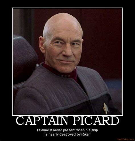 Captain Picard Star Trek The Next Generation | Star trek funny, Fandom ...