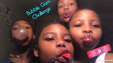 Bubble Gum Challenge - YouTube