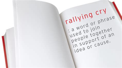 Four reasons why your business needs a rallying cry