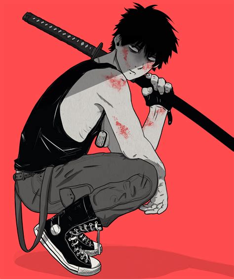 Pin by jenni on RED | Gangsta anime, Anime characters, Character art