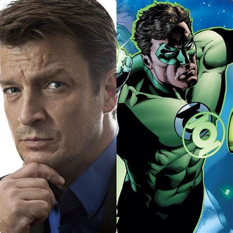 Nathan Fillion as Green Lantern/Hal Jordan | Green lantern hal jordan ...