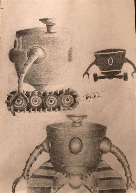 Omnidroid v.X1 Prototype Study Sketches by RobTurp1230 on DeviantArt