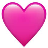 Pink Heart on Apple iOS 17.4