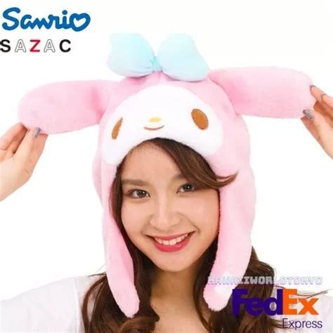 SAZAC SANRIO KIGURUMI Plush Cap My Melody Pink Cosplay Hat Costume Japan $44.90 - PicClick