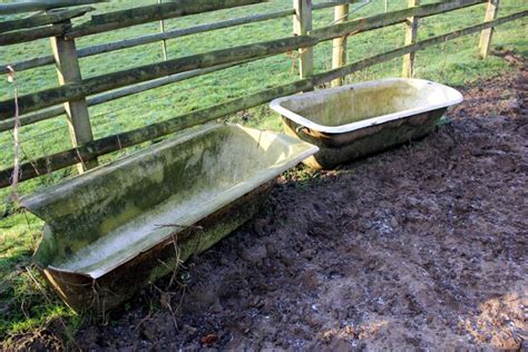 Cast iron baths on the Delamere Way © Jeff Buck cc-by-sa/2.0 :: Geograph Britain and Ireland