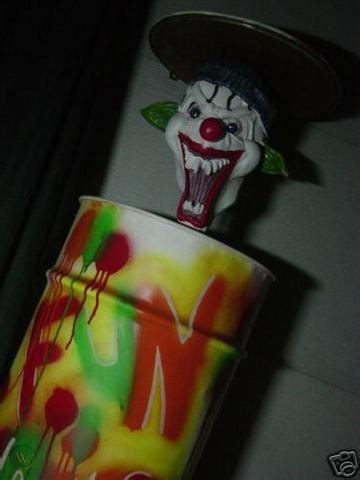 Pneumatic Halloween Pop-Up Scary Clown Prop Animatronic | #31284503