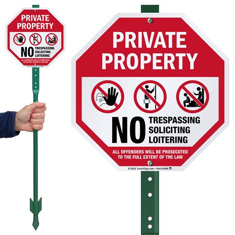 No Trespassing Signs | Over 100 Different Options