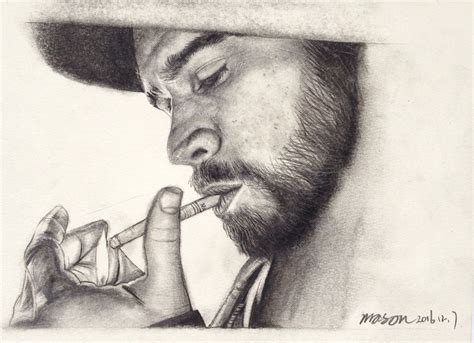 #smoking #man #drawing #art #pencil