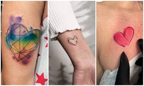 Heart And Star Tattoo Designs For Women