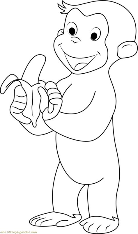 Curious George Coloring Pages | Educative Printable