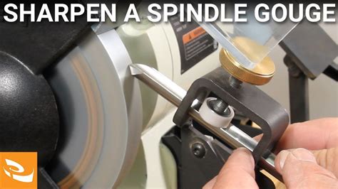 Sharpening a Spindle Gouge (Woodturning) - YouTube