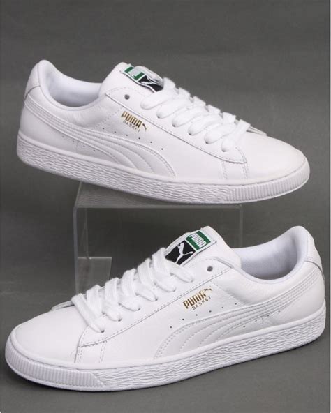 Puma Basket Classic Trainers White/white - Puma At 80s Casual Classics