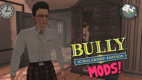 Bully Scholarship Edition MODS - BEING A GIRL! - (Funny Moments w/ Super Mod) - YouTube