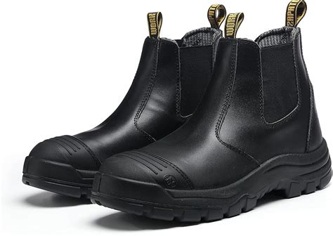 Amazon.com | WAMSOFT Work Boots for Men, Steel Toe Waterproof Working ...