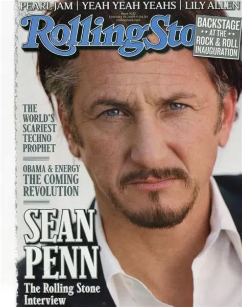 2009 ROLLING STONE Magazine Cover Page Only Features Sean Penn - Ready ...