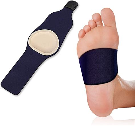 Plantar Fasciitis Arch Support Foot Pain Sleeve Soft Gel Padding for ...