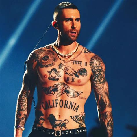 An Exhaustive Taxonomy of Adam Levine’s Tattoos | Adam levine tattoos, Adam levine, Celebrity ...