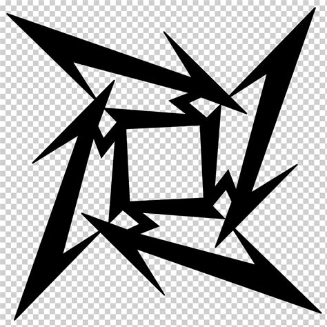 Metallica logo, simbolo, ángulo, triángulo, monocromo png | Klipartz