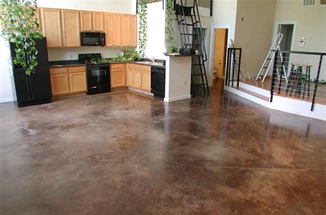 How to Stain an Interior Concrete Floor | eHow | Concrete stained ...