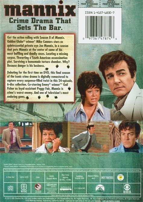 Mannix: The Final Season (DVD 1974) | DVD Empire