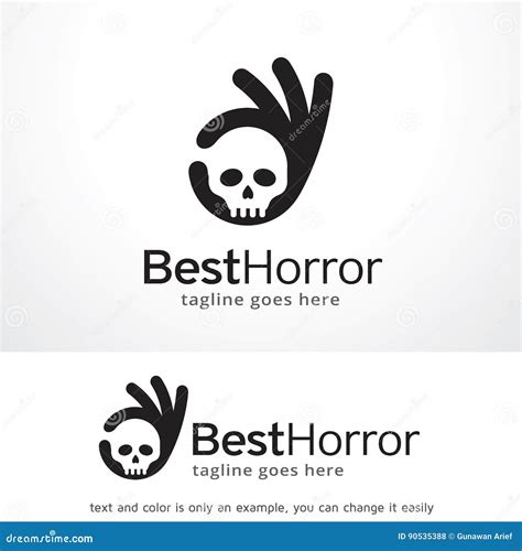 Best Horror Logo Template Design Vector, Emblem, Design Concept ...