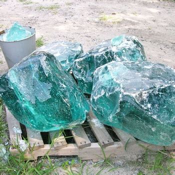 Natural Clear Large Landscaping Decorative Glass Rocks - Buy Decorative ...