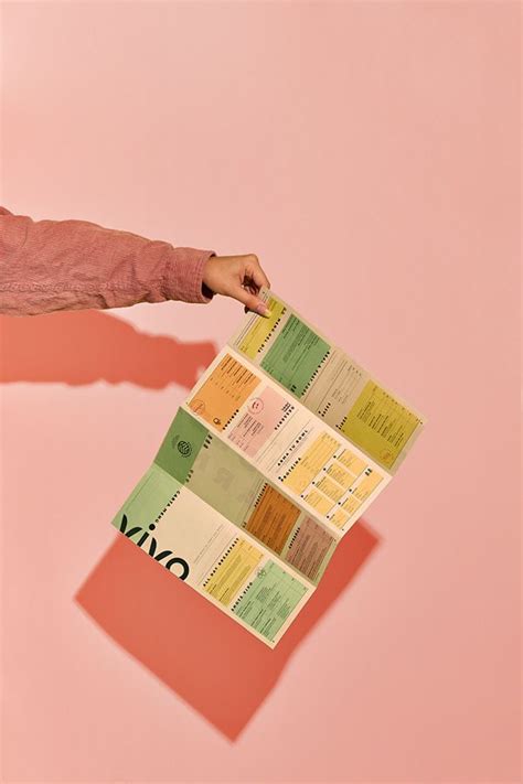 Vivo - Live Food | Menu design inspiration, Leaflet design, Brochure design