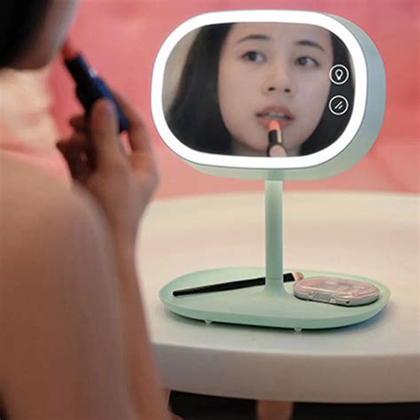 HoneyFly Touch Screen Makeup LED Mirror Lamp DC5V 1A LED Night Light Health Beauty Adjustable ...