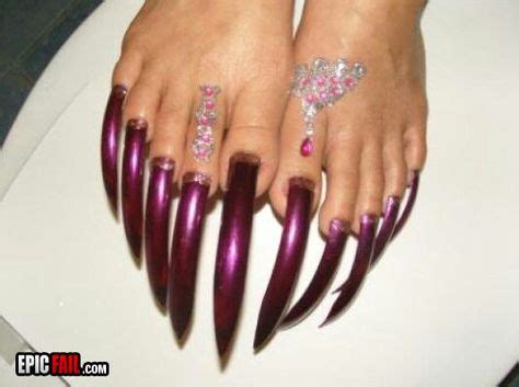 ieeeww! Painted toenails at Walmart | Long toenails, Toe nails, Long nails