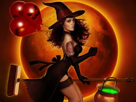 Fantasy Halloween Witch Wallpaper HD - 2022 Live Wallpaper HD