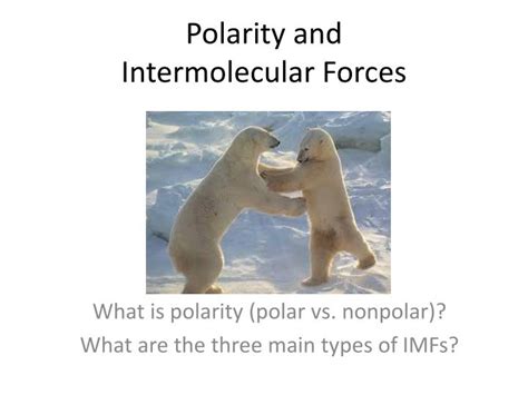 PPT - Polarity and Intermolecular Forces PowerPoint Presentation, free download - ID:2406337