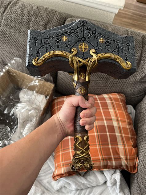 Mjolnir replica from GoW CE : r/GodofWar