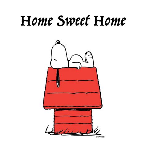 Home Sweet Home! | Snoopy, Peanuts snoopy, Snoopy wallpaper