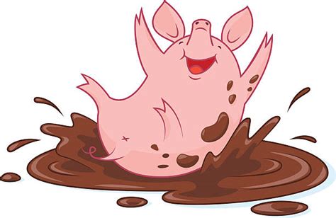 Pig In Mud Cartoon Clipart 1565056 Pinclipart | Images and Photos finder