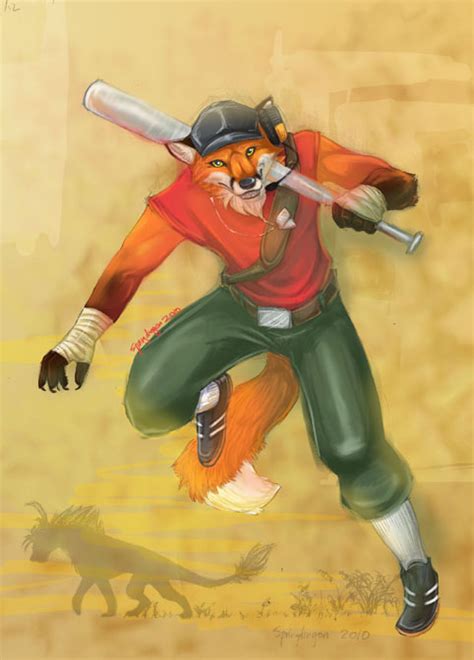 TF2 Red Fox Scout by Springdragon -- Fur Affinity [dot] net