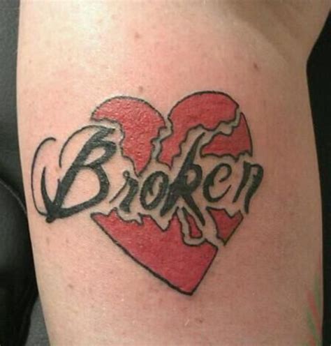 200+ Broken Heart Tattoo Designs (2022) Torn, Heartbreak & Lost Love ideas