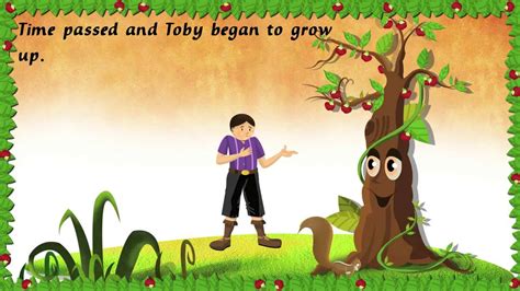 Truyện ngắn tiếng anh - The Boy and The Apple Tree - YouTube