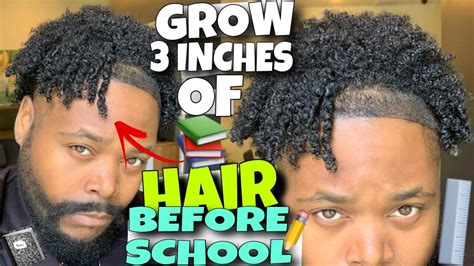 GROW 3 INCHES of HAIR Last Minute Before School Start! - YouTube