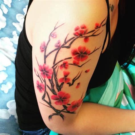 150 Cherry Blossom Tattoo Designs & Meanings