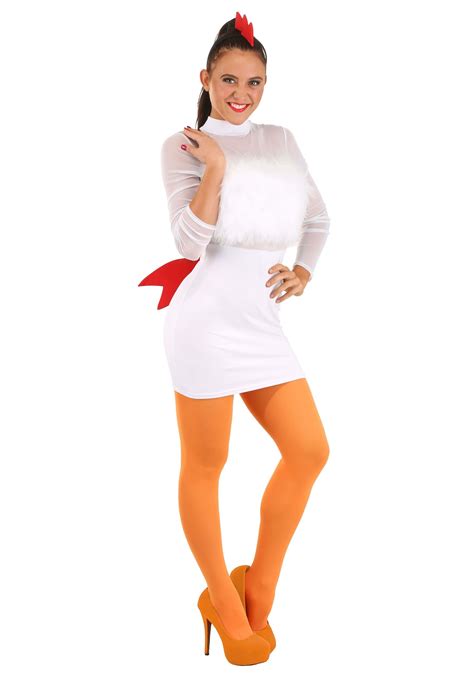 White Chicken Women's Costume Dress | Chicken Costumes