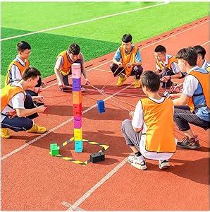 Team Building Games For Work, ABS Block Stacking Game, Teamwork Games For 5-20 People, Beach ...