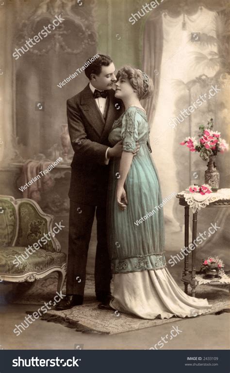 Victorian Romance - Couple In Love - Circa 1915 Photograph Stock Photo 2433109 : Shutterstock