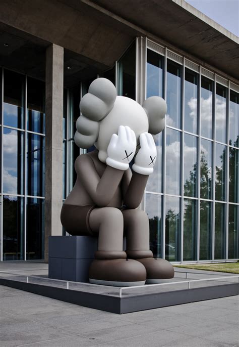 A Peek At KAWS New Installation Outside The Modern - D Magazine