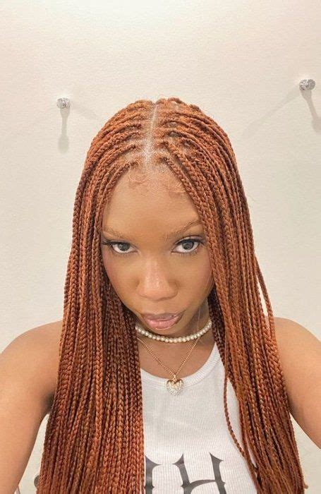 30 Coolest Knotless Braids Hairstyles in 2022 | Hair styles, Ginger ...