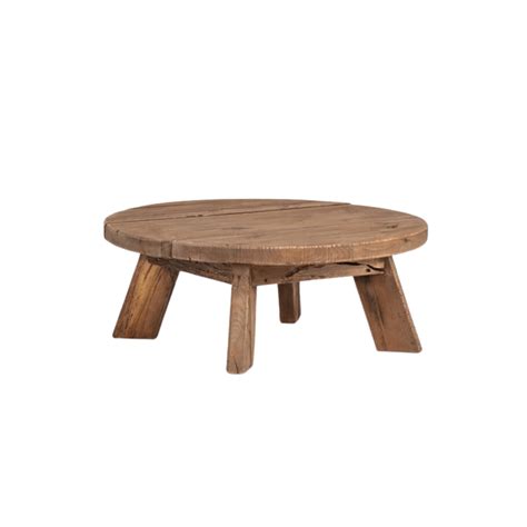 Calie Reclaimed Pine Round Coffee Table - Coffee Table Design Ideas